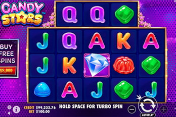  Candy Stars Slot Game Screenshot Image