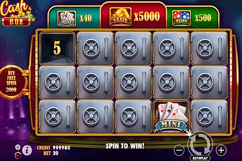Cash Box Slot Game Screenshot Image