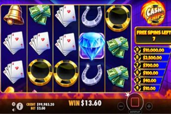 Cash Chips Slot Game Screenshot Image