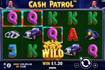 Cash Patrol Slot Game Screenshot Image