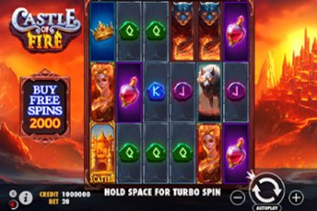 Castle of Fire Slot Game Screenshot Image