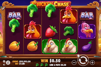 Chicken Chase Slot Game Screenshot Image