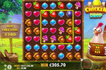 Chicken Drop Slot Game Screenshot Image