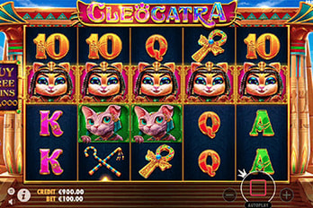Pragmatic Play Cleocatra Slot Game Screenshot Image
