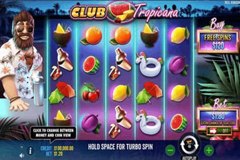 Club Tropicana Slot Game Screenshot Image