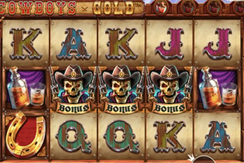 Cowboys Gold Slot Game Screenshot Image