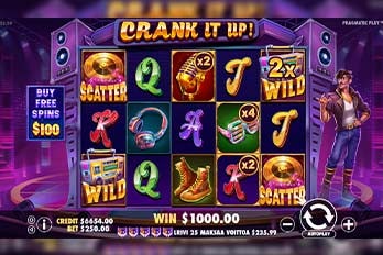 Crank It Up Slot Game Screenshot Image