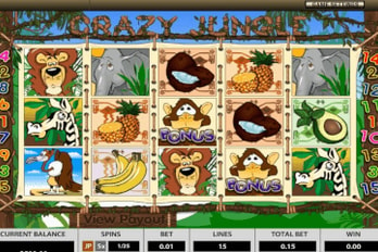 Crazy Jungle Slot Game Screenshot Image