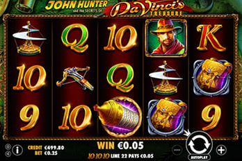 Da Vincis Treasure Slot Game Screenshot Image