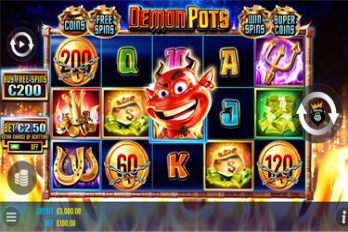 Demon Pots Slot Game Screenshot Image