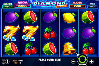 Diamond Strike Slot Game Screenshot Image
