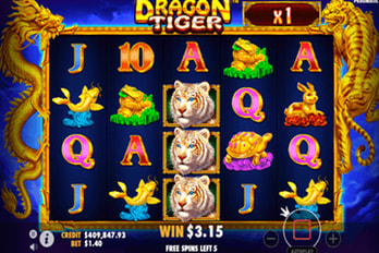 Dragon Tiger Slot Game Screenshot Image