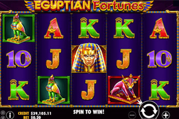 Egyptian Fortunes Slot Game Screenshot Image