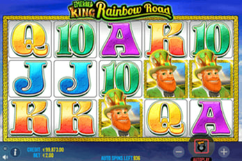 Emerald King Rainbow Road Slot Game Screenshot Image