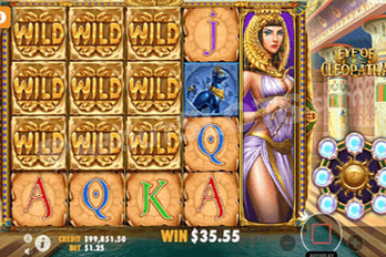 Pragmatic Play Eye Of Cleopatra Slot Game Screenshot Image
