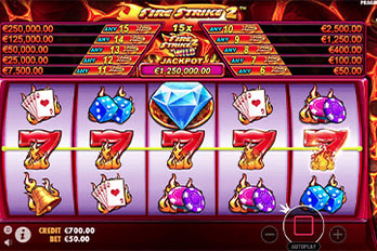 Pragmatic Play Fire Strike 2 Slot Game Screenshot Image