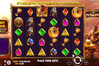 Forge of Olympus Slot Game Screenshot Image