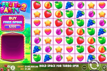 Fruit Party 2 Slot Game Screenshot Image