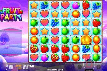 Fruit Party Slot Game Screenshot Image