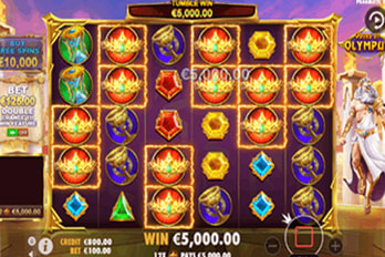 Gates of Olympus Slot Game Screenshot Image