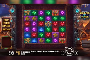 Gears of Horus Slot Game Screenshot Image