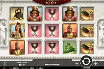 Glorious Rome Slot Game Screenshot Image