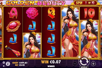 Golden Beauty Slot Game Screenshot Image