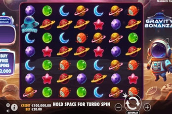Gravity Bonanza Slot Game Screenshot Image