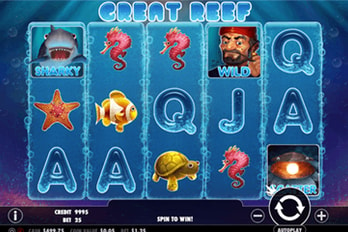 Great Reef Slot Game Screenshot Image