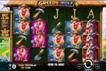 Greedy Wolf Slot Game Screenshot Image