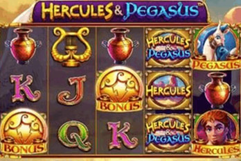 Hercules and Pegasus Slot Game Screenshot Image