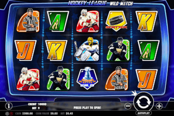 Hockey League Wild Match Slot Game Screenshot Image