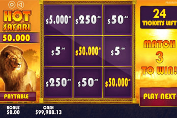 Hot Safari 50000 Slot Game Screenshot Image