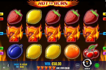 Hot to Burn Slot Game Screenshot Image