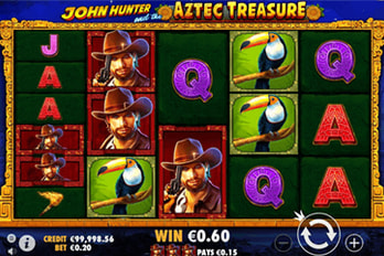 John Hunter and the Aztec Treasure Slot Game Screenshot Image