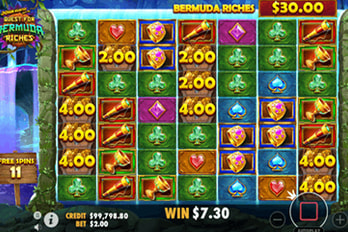 John Hunter and the Quest for Bermuda Riches Slot Game Screenshot Image