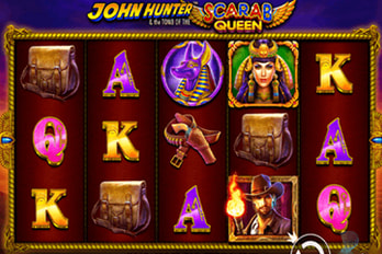 John Hunter and the Tomb of the Scarab Queen Slot Game Screenshot Image