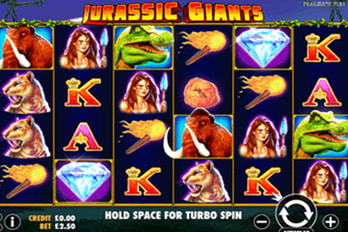 Jurassic Giants Slot Game Screenshot Image