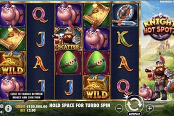 Knight Hot Spotz Slot Game Screenshot Image