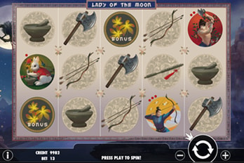 Lady of the Moon Slot Game Screenshot Image