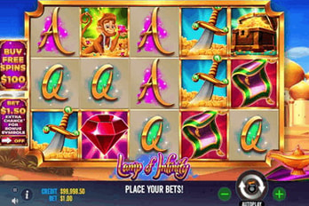 Lamp Of Infinity Slot Game Screenshot Image