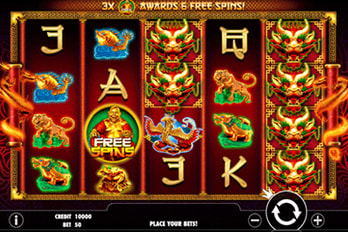 Lucky Dragons Slot Game Screenshot Image