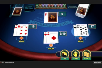 Multihand Blackjack Table Game Screenshot Image
