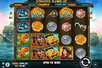 Pirate Gold Slot Game Screenshot Image
