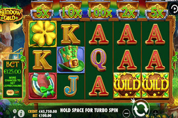 Rainbow Gold Slot Game Screenshot Image