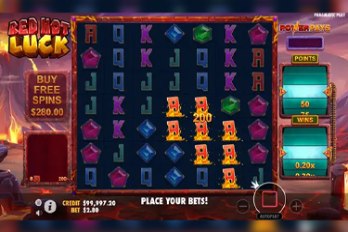Red Hot Luck Slot Game Screenshot Image