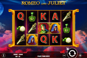Romeo and Juliet Slot Game Screenshot Image
