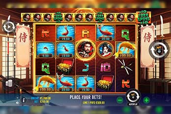 Samurai Code Slot Game Screenshot Image