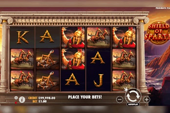 Shield of Sparta Slot Game Screenshot Image