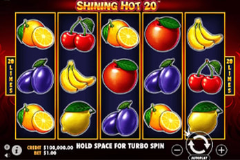 Shining Hot 20 Slot Game Screenshot Image